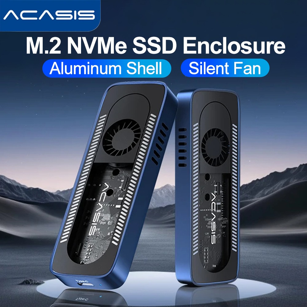 8Tb M2 Nvme Ssd - Caixa de SSD ACASIS 10Gbps M.2