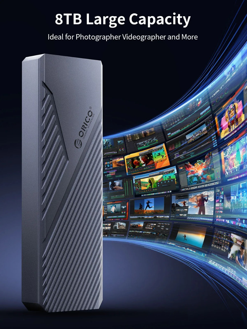 ORICO-Caixa Externa de Alumíni - Usb4 40Gbps External Ssd 8Tb avaliação e preço