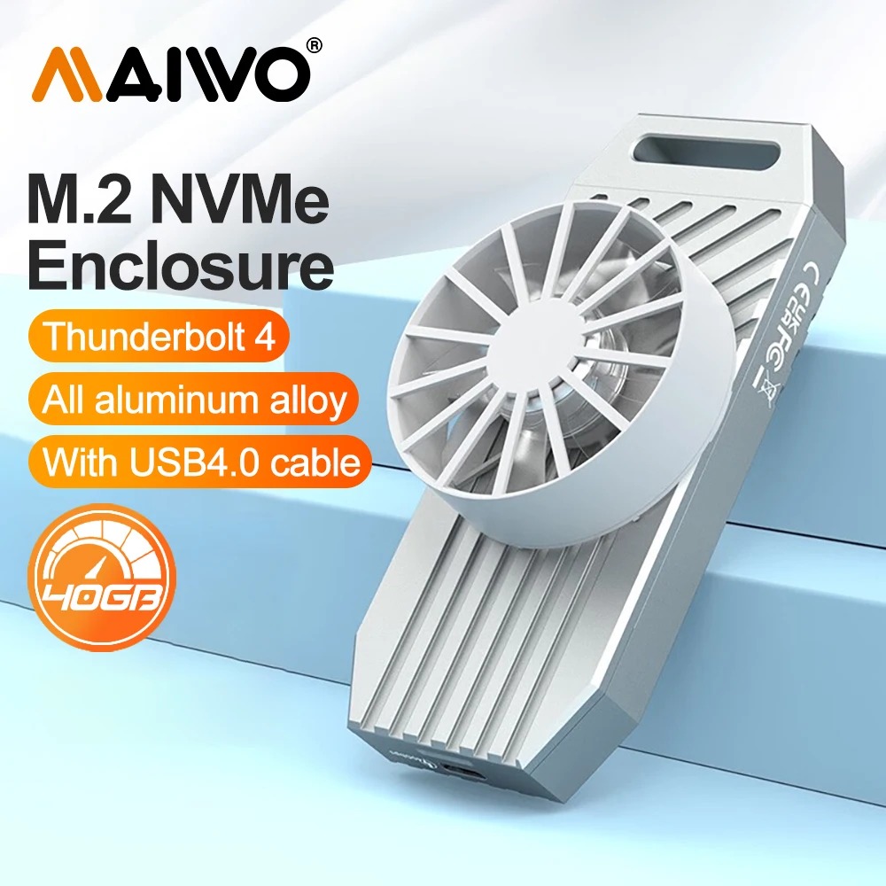 MAIWO-NVMe M.2 SSD Enclosure,  - Usb4 40Gbps External Ssd 8Tb avaliação e preço