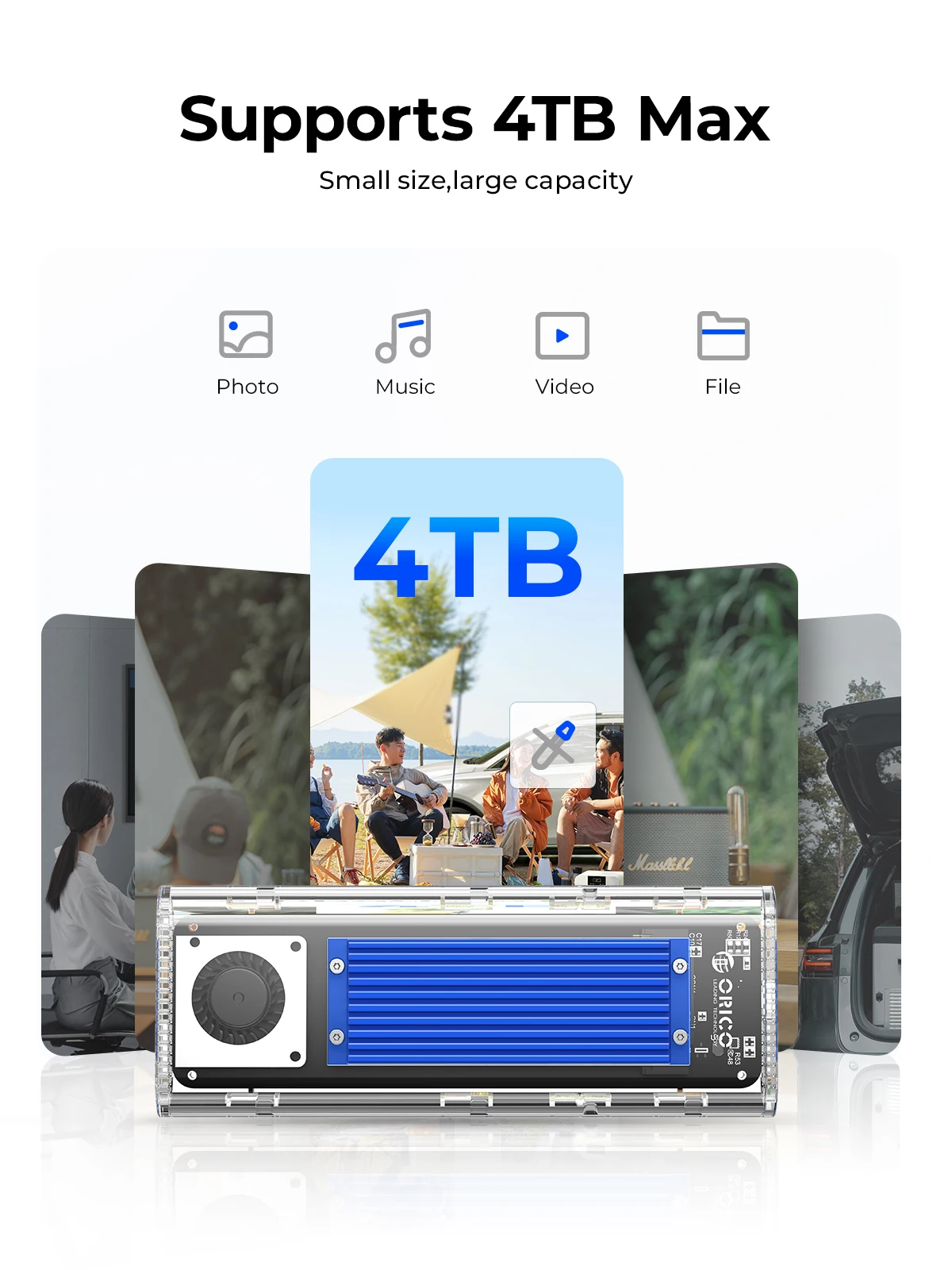 Orico 20gbps m.2 nvme ssd caso - Thunderbolt 4 External Ssd 4Tb avaliação e preço