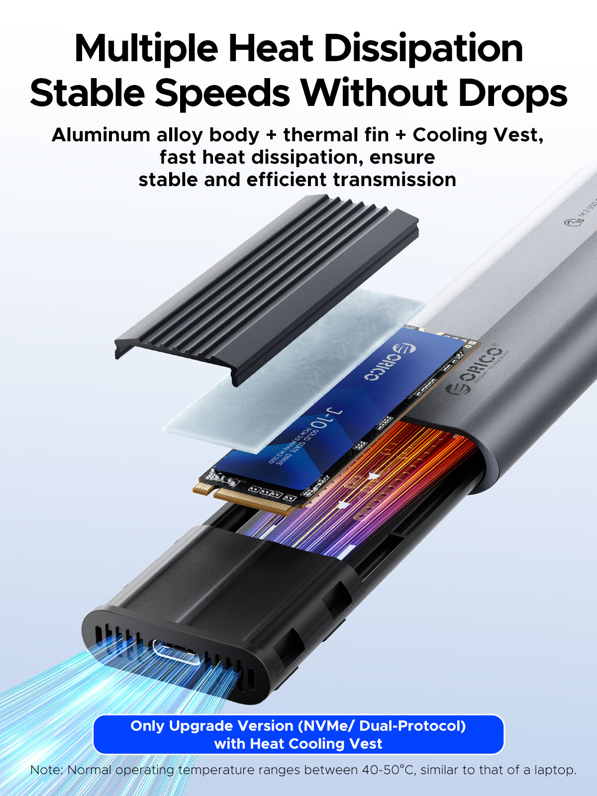 Caixa para SSD ORICO M2, Adapt - 8Tb M2 Nvme Ssd avaliação e preço