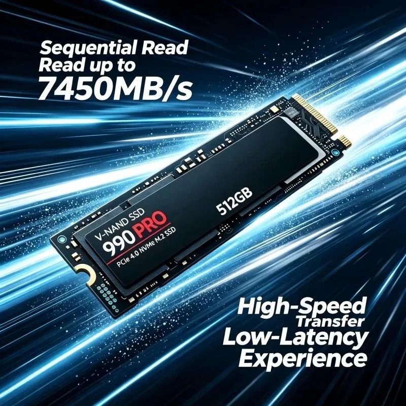 SSD Original 990 PRO – 512GB/1 - Pcie 4.0 4Tb 2280 Ssd 7450Mbps avaliação e preço